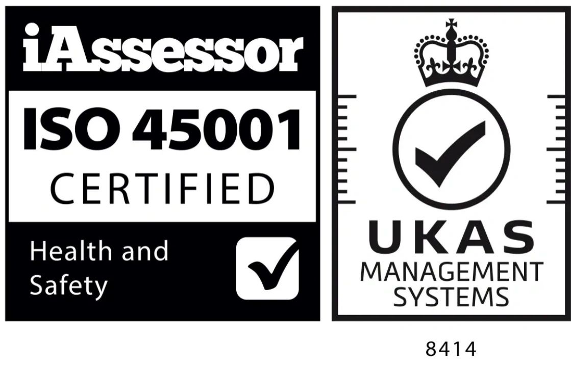 ISO 45001 UKAS Certified Logo